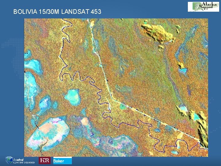 BOLIVIA 15/30 M LANDSAT 453 