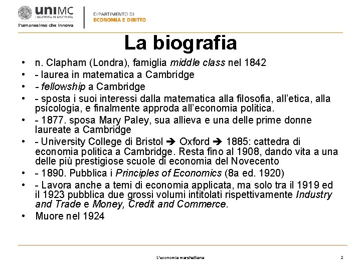 La biografia • • • n. Clapham (Londra), famiglia middle class nel 1842 -