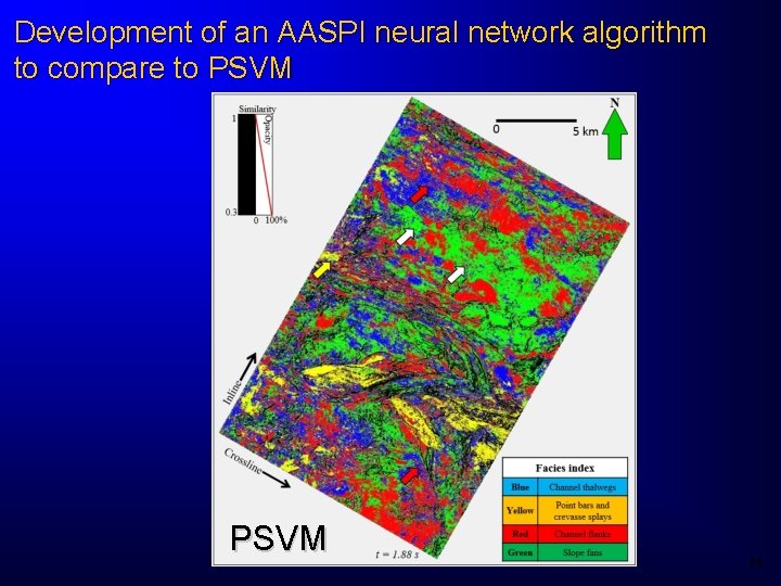 Development of an AASPI neural network algorithm to compare to PSVM 15 