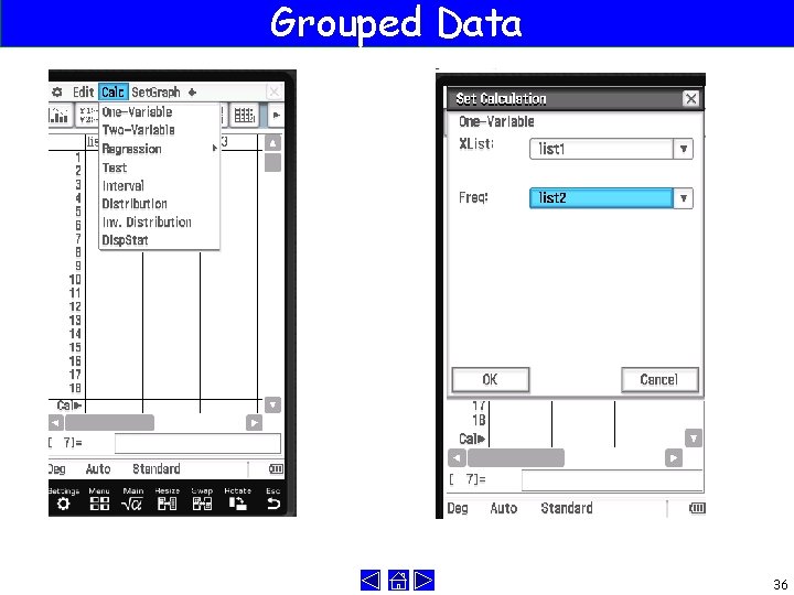 Grouped Data 36 