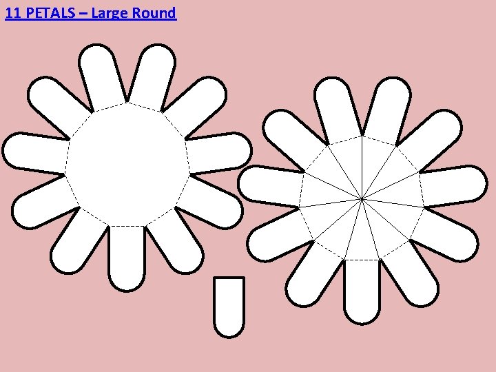 11 PETALS – Large Round 