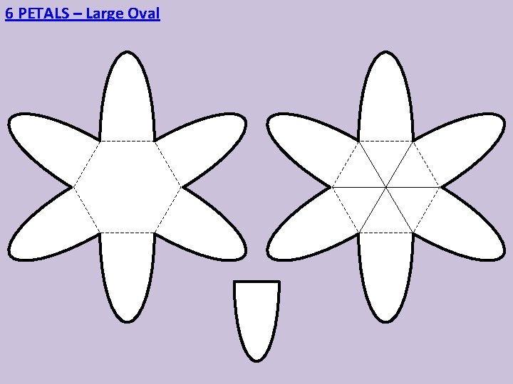 6 PETALS – Large Oval 