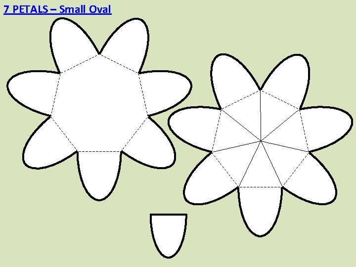 7 PETALS – Small Oval 