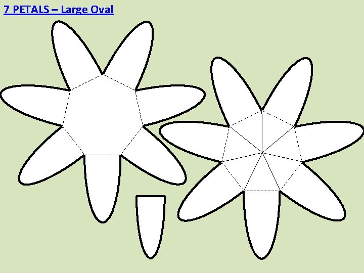 7 PETALS – Large Oval 