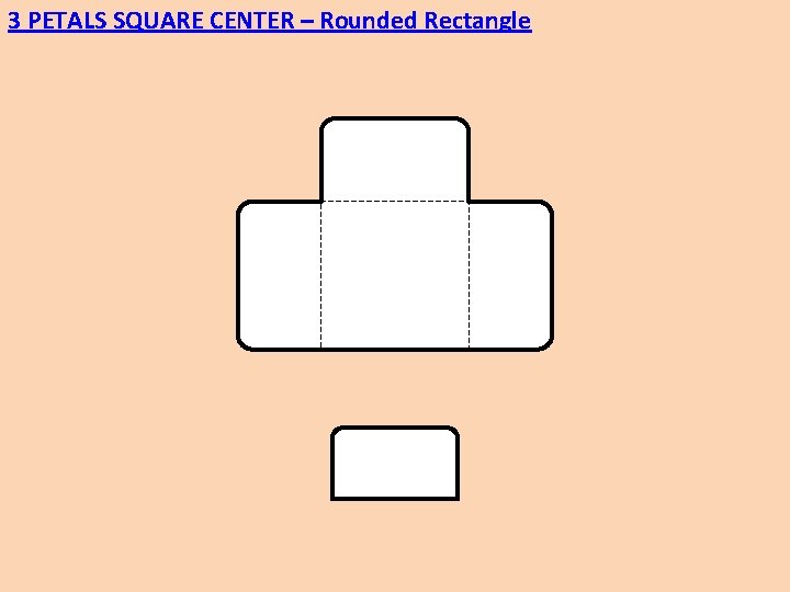 3 PETALS SQUARE CENTER – Rounded Rectangle 