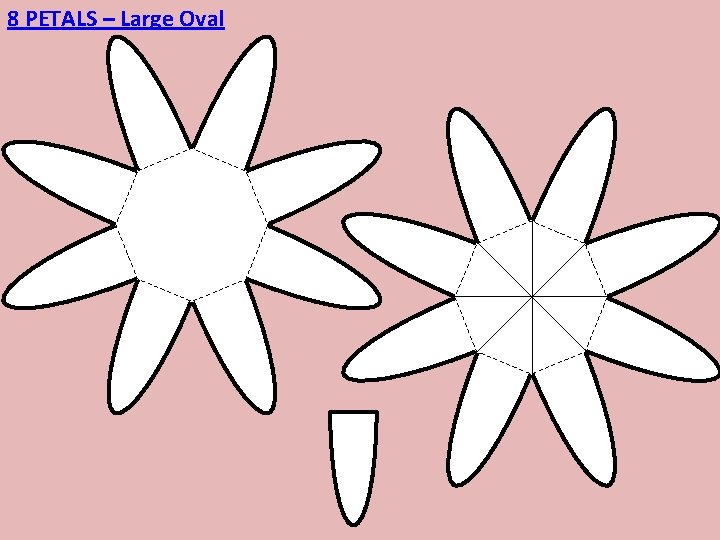 8 PETALS – Large Oval 