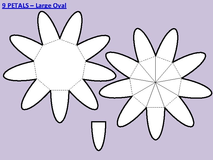 9 PETALS – Large Oval 