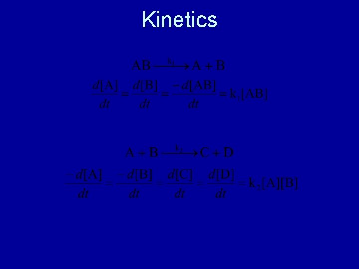 Kinetics 