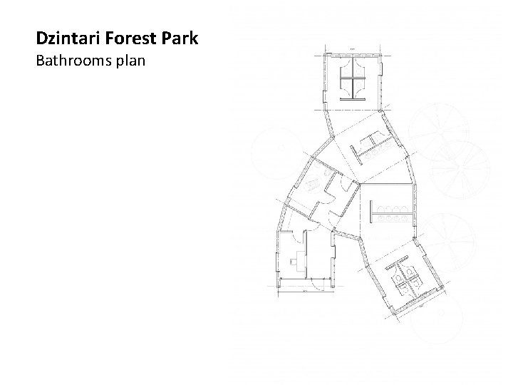 Dzintari Forest Park Bathrooms plan 