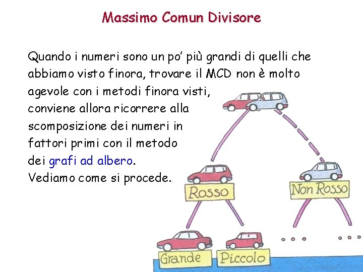 Massimo Comun Divisore Quando i numeri sono un po’ più grandi di quelli che