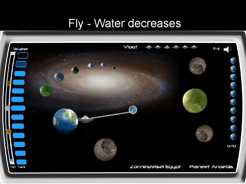Fly - Water decreases 