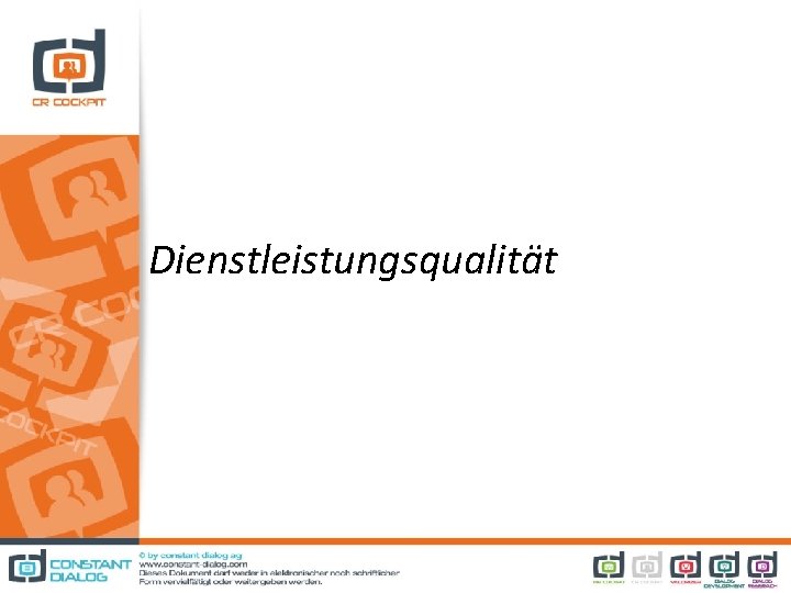 Dienstleistungsqualität 