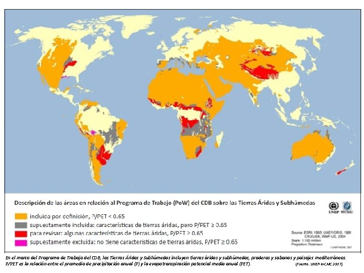 En el marco del Programa de Trabajo del CDB, las Tierras Áridas y Subhúmedas