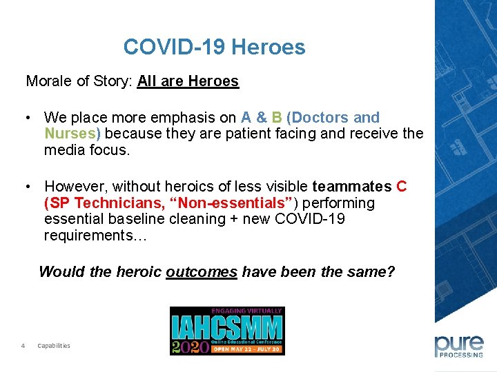 COVID-19 Heroes Morale of Story: All are Heroes • We place more emphasis on