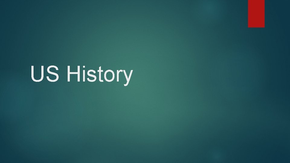 US History 