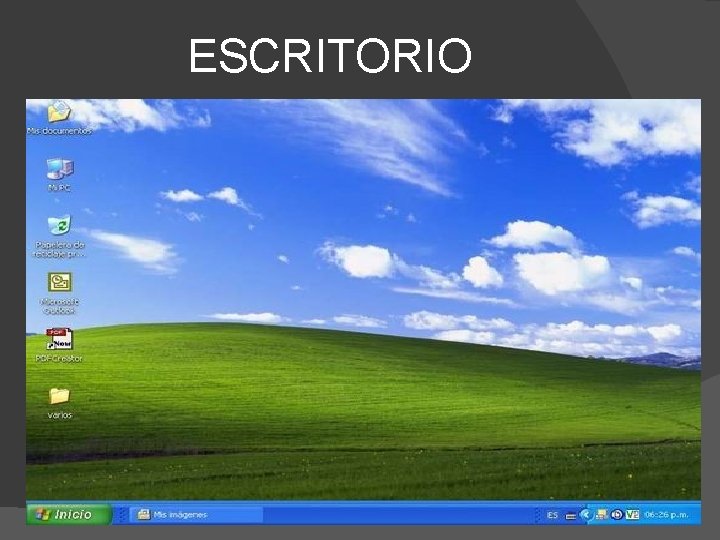 ESCRITORIO ESCRITORIO