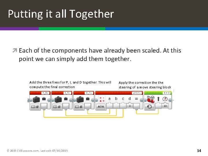 ADVANCED EV 3 PROGRAMMING LESSON PID Line Follower