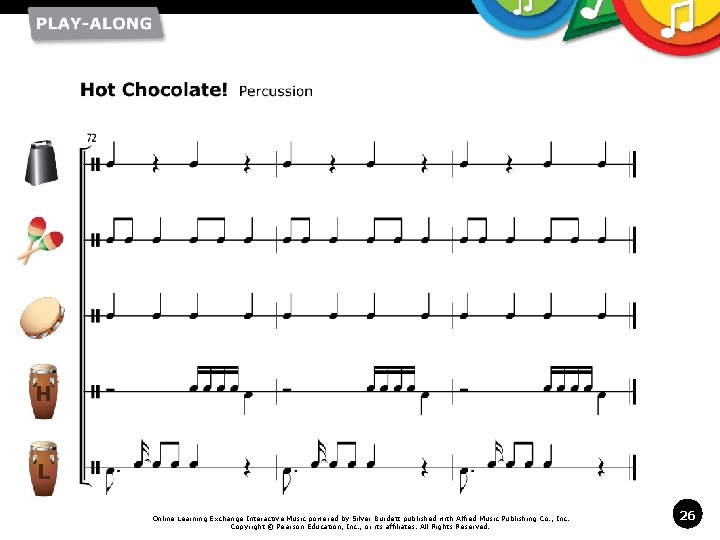 H L Online Learning Exchange Interactive Music powered by Silver Burdett published with Alfred
