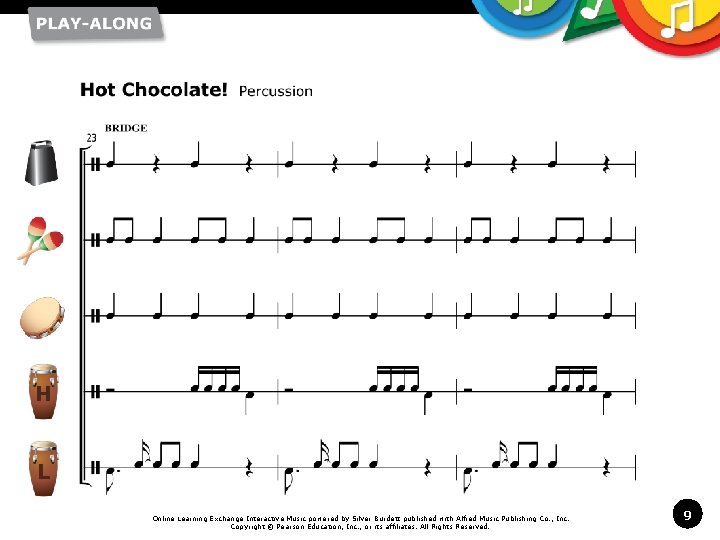 H L Online Learning Exchange Interactive Music powered by Silver Burdett published with Alfred