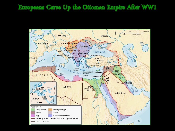 Europeans Carve Up the Ottoman Empire After WW 1 