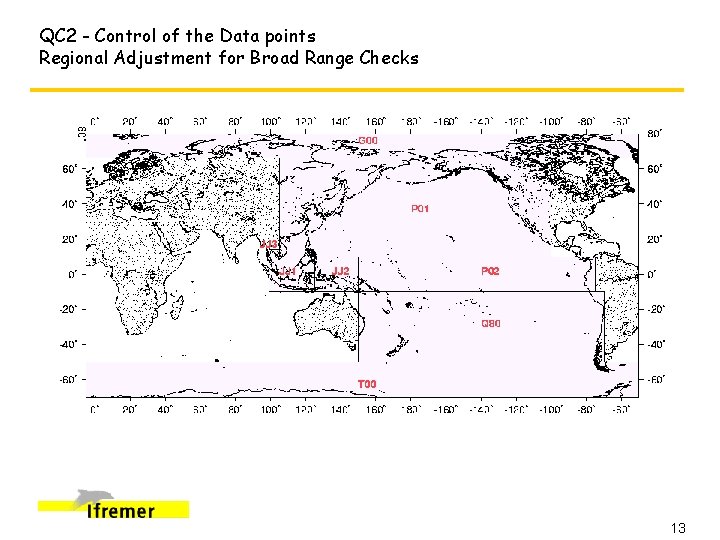 QC 2 - Control of the Data points Regional Adjustment for Broad Range Checks