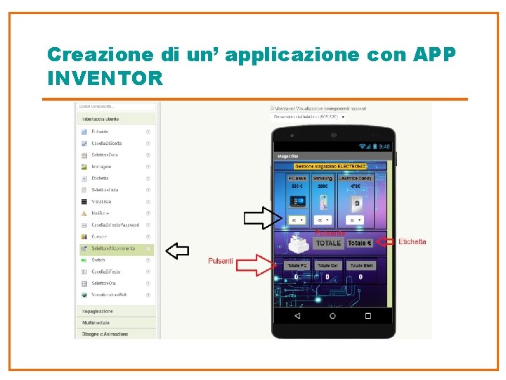 Creazione di un’ applicazione con APP INVENTOR 