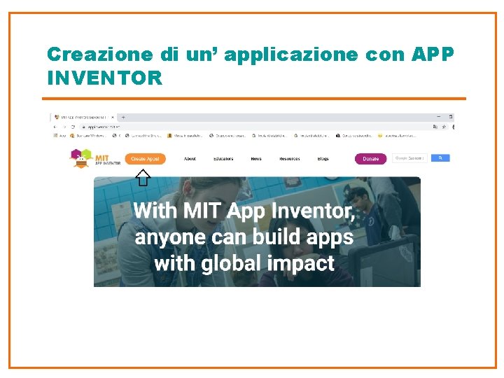 Creazione di un’ applicazione con APP INVENTOR 