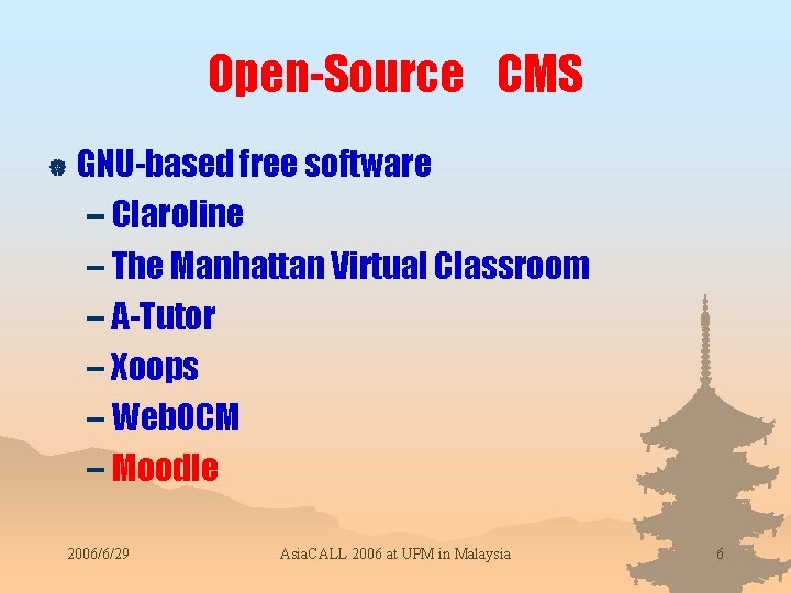 Open-Source CMS | GNU-based free software – Claroline – The Manhattan Virtual Classroom –