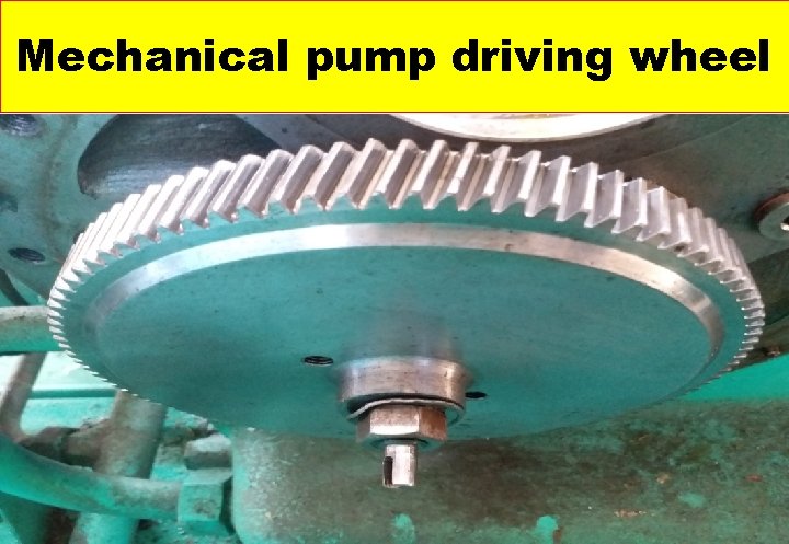 Mechanical pump driving wheel Mechanical pump driving wheel