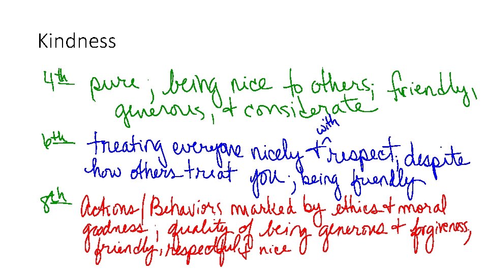 Kindness 