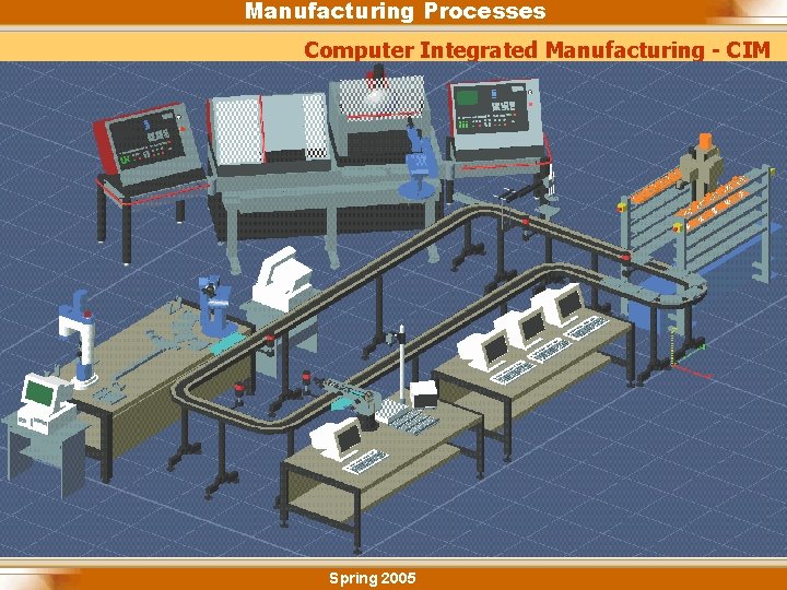 Manufacturing Processes Computer Integrated Manufacturing - CIM Spring 2005 