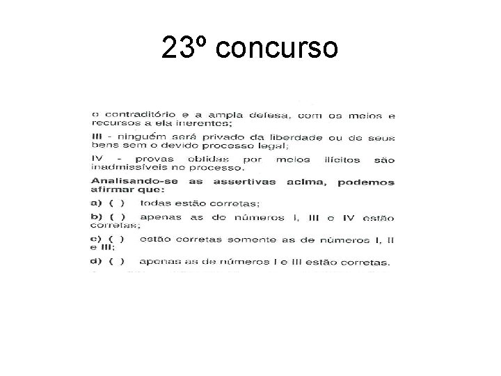 23º concurso 