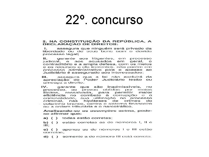 22º. concurso 