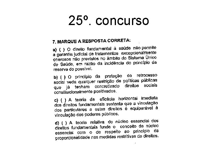 25º. concurso 