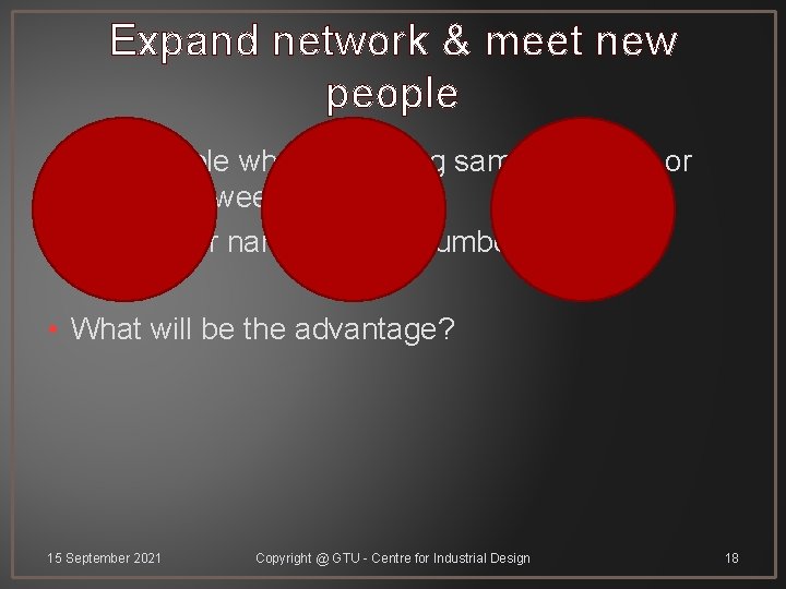 Expand network & meet new people • Find people who are having same birthdate