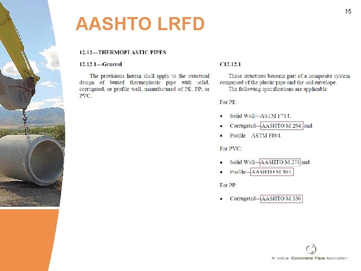 AASHTO LRFD 15 