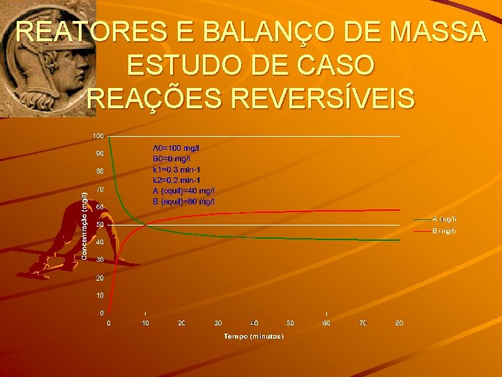 REATORES E BALANÇO DE MASSA ESTUDO DE CASO REAÇÕES REVERSÍVEIS 