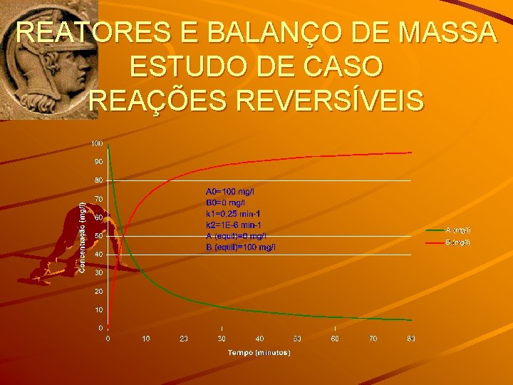 REATORES E BALANÇO DE MASSA ESTUDO DE CASO REAÇÕES REVERSÍVEIS 