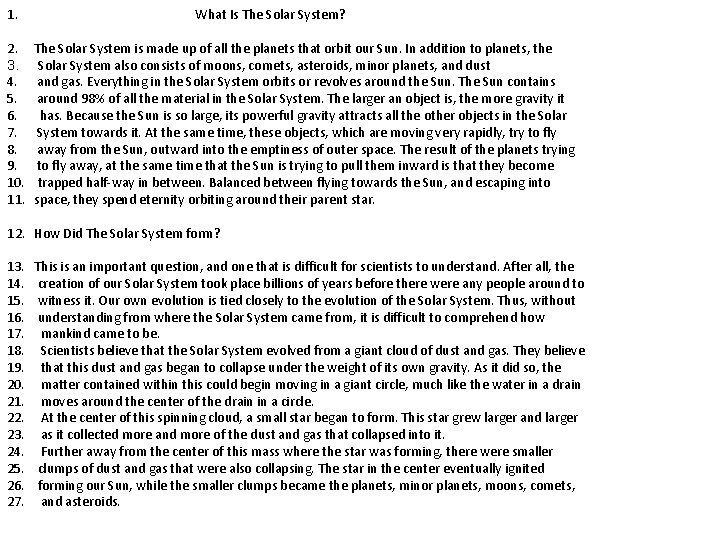 1. 2. 3. 4. 5. 6. 7. 8. 9. 10. 11. What Is The