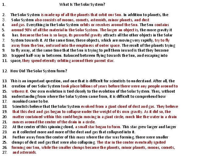 1. 2. 3. 4. 5. 6. 7. 8. 9. 10. 11. What Is The
