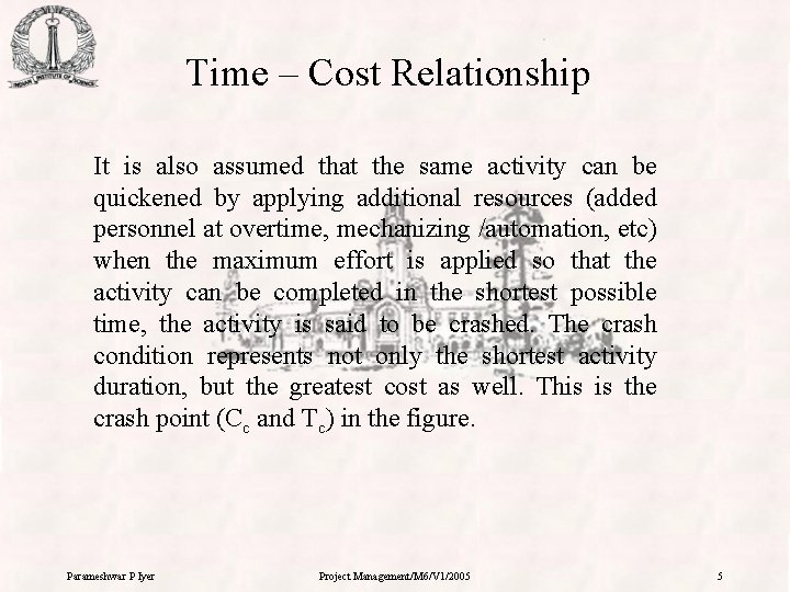 PROFICIENCE PMC Course Module 6 CPM and Resource