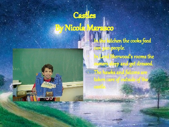 Castles By Nicola Marasco • In the kitchen the cooks feed can 300 people.