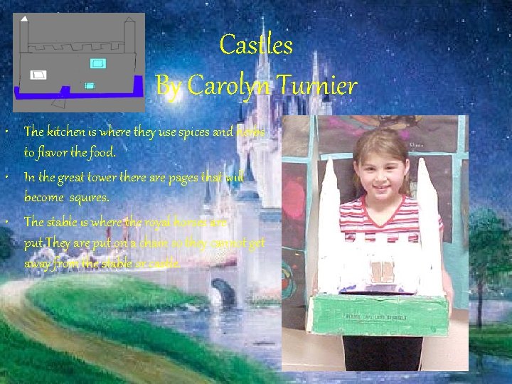 Castles By Carolyn Turnier • The kitchen is where they use spices and herbs