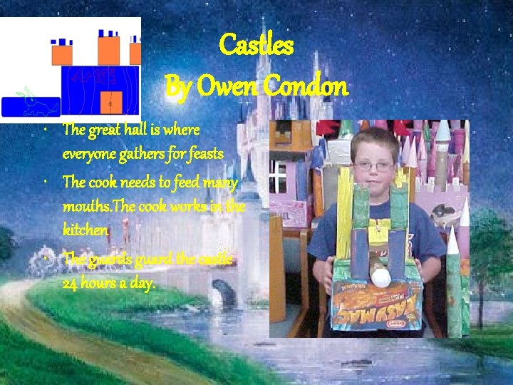 Castles By Owen Condon • The great hall is where everyone gathers for feasts
