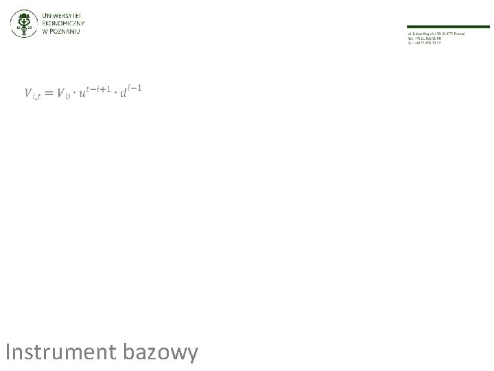 Instrument bazowy 