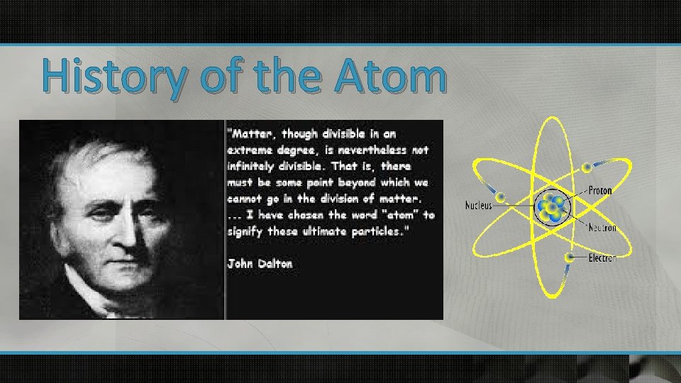 History of the Atom 