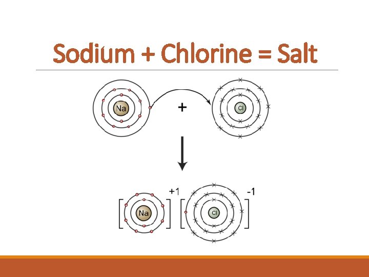 Sodium + Chlorine = Salt 