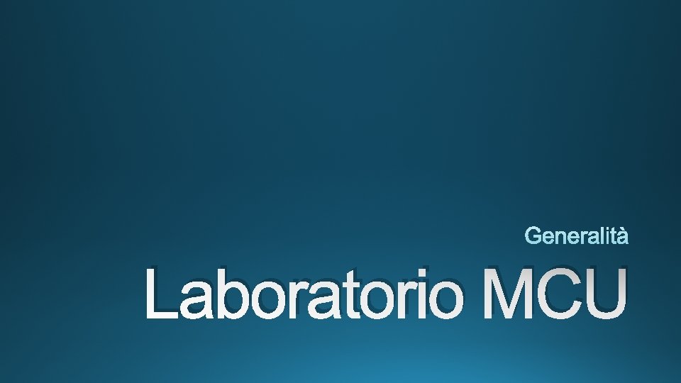 Laboratorio MCU 