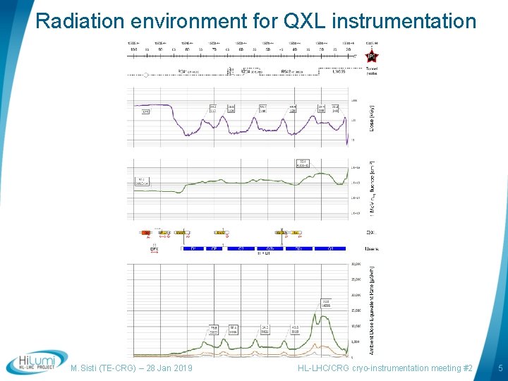 Radiation environment for QXL instrumentation M. Sisti (TE-CRG) – 28 Jan 2019 HL-LHC/CRG cryo-instrumentation