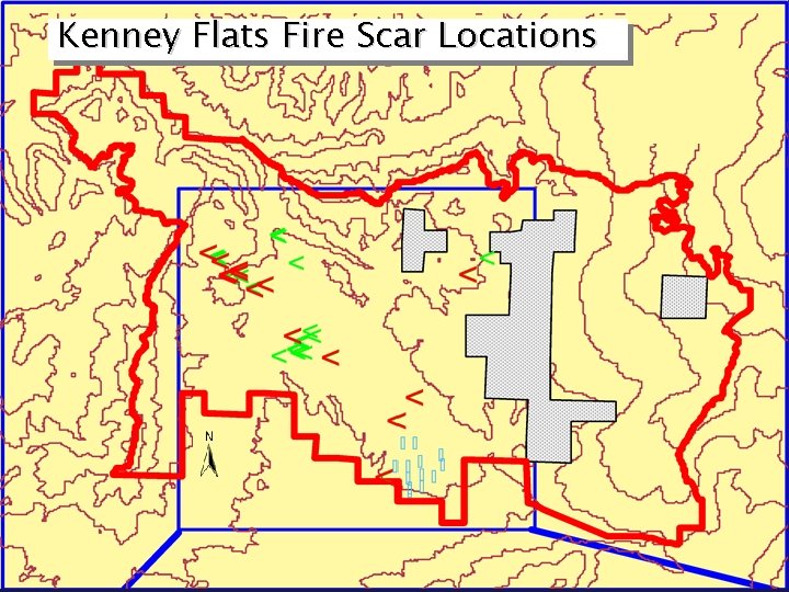 Kenney Flats Fire Scar Locations Kenney flats 